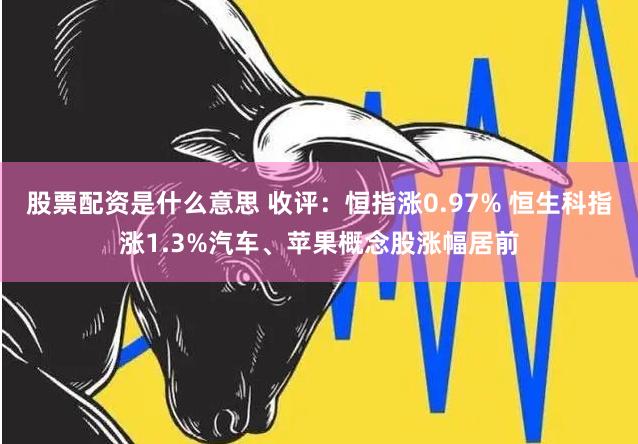 股票配资是什么意思 收评：恒指涨0.97% 恒生科指涨1.3%汽车、苹果概念股涨幅居前